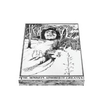 The Monkeys Admired It Greatly Gallery Wrapped Canvas