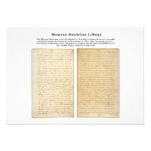 The Monroe Doctrine (1823) Custom Invitations