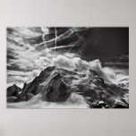 The Mont Blanc du Tacul seen from the Aiguille du Poster