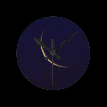 The Moon Clock Round (Medium) wall clocks