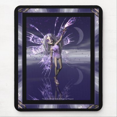The Moon Dance Faery Mousepad by DragonCat