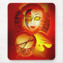 The Moon Drummer Mousepad by norman888 The Moon Drummer Mousepad
