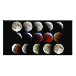 The Moon During a Full Lunar Eclipse photo cards