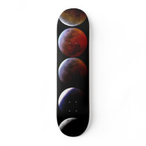 The Moon During a Full Lunar Eclipse Skate Board Deck