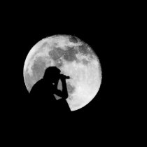 The Moon is full tonight once more posters
