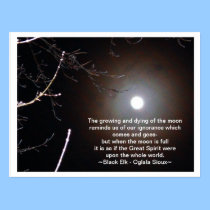 The Moon postcards