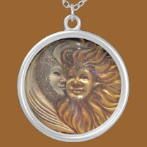The Moon, The Sun, The Kiss necklaces