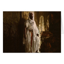 The Moorish Chief African Art Card