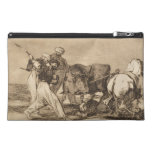 The moors fighting the bull with lances José Goy Travel Accessories Bags