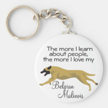 The more I learn about people Keychain