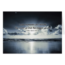 The More We Love Inspirational Note Card cards