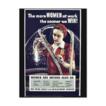 The More Women At Work The Sooner We Win Postcard