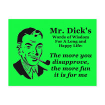 The More You Disapprove postcards
