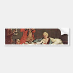The Morning Chocolate, By Longhi Pietro Bumper Stickers