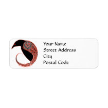 The Morrigan Celtic Address Labels labels