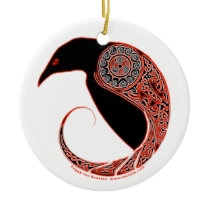 The Morrigan Raven Celtic Ornament #2 ornaments