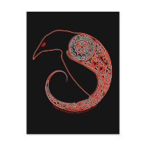 The Morrigan Raven Celtic postcards by Beltain The Morrigan Raven Celtic postcards