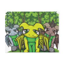 The Moss People Postcard postcards