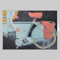 THE MOST BEAUTIFUL BICYCLE IN PARIS card cards
