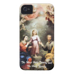 The Most Holy Trinity and The Holy Family iPhone 4 Case