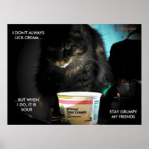 The Most Interesting Cat in the World Print