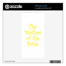 The Mother of the Bride iPhone 4S Skin