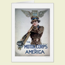 The Motor Corps of America - Young Woman (US02076) cards