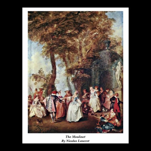 The Moulinet By Nicolas Lancret Print