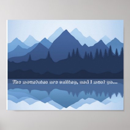 The Mountains are Calling Poster