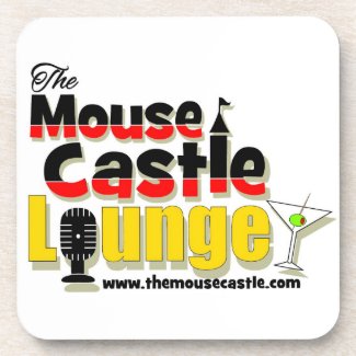 The Mouse Castle Lounge Hard Plastic Coasters