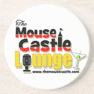 The Mouse Castle Lounge Sandstone Drink Coaster