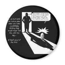 The Mouse Gets it Refrigerator Magnet