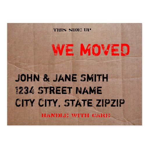 The Moving Box Postcards