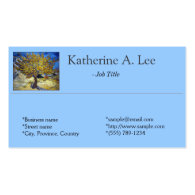 The Mulberry Tree, Vincent van Gogh Business Cards