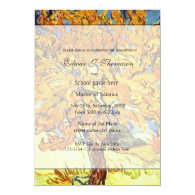 The Mulberry Tree, Vincent van Gogh. graduation Custom Announcement