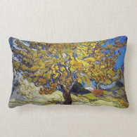 The Mulberry Tree. Vincent Van Gogh. Pillow