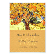 The Mulberry Tree wedding anniversary invitations. Personalized Invitations