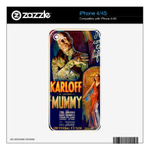 The Mummy 1932 Film iPhone 4S Skins