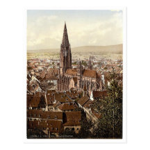 The Munster, Freiburg, Baden, Germany magnificent Postcards