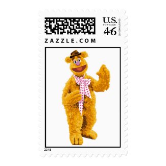 The Muppets Fozzie smiling Disney stamp