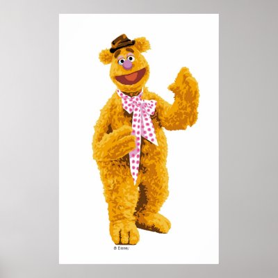 The Muppets Fozzie smiling Disney posters