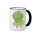The Muppets Kermit similing Disney Mug