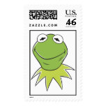 The Muppets Kermit similing Disney Stamp
