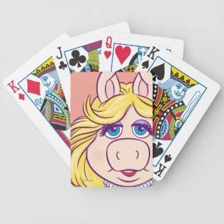 The Muppets Miss Piggy Face Disney Bicycle Poker Cards