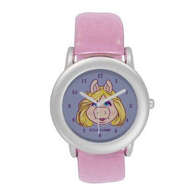 The Muppets Miss Piggy Face Disney Wristwatch