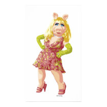 The Muppets Miss Piggy standing flowered dress posters