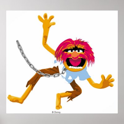 The Muppets Muppet in Collar and Chains Disney posters