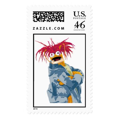 The Muppets Pepe standing Disney postage