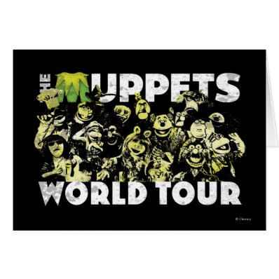 The Muppets World Tour Greeting Card