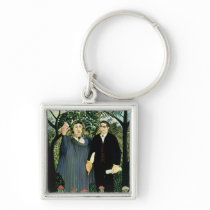 The Muse Inspiring the Poet, 1908-09 Key Chain